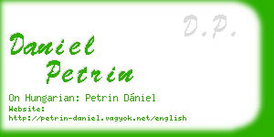 daniel petrin business card